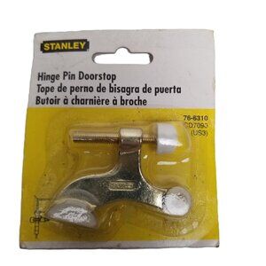 Stanley Hinge Pin Doorstop Brass Wall Protector Hardware New